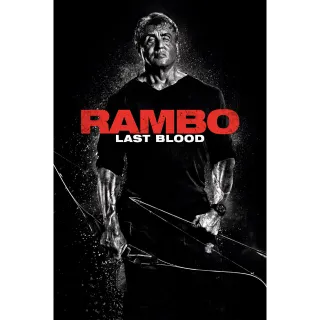 Rambo: Last Blood Vudu 4K UHD or iTunes 4K UHD