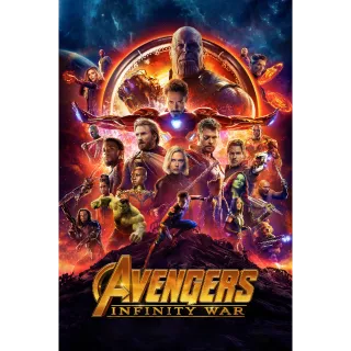 Avengers: Infinity War Movies Anywhere 4K UHD