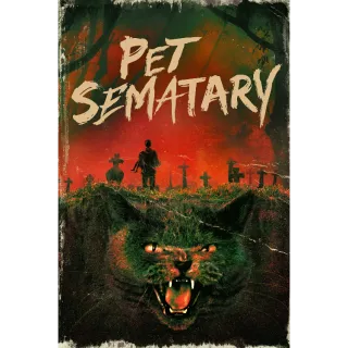 Pet Sematary 1989 Vudu 4K UHD