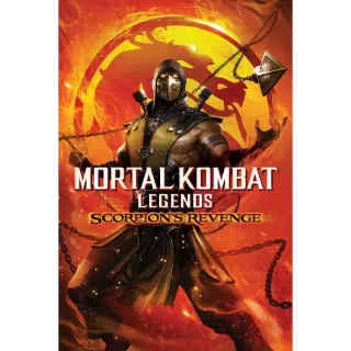 Mortal Kombat Legends: Scorpion's Revenge Movies Anywhere 4K UHD