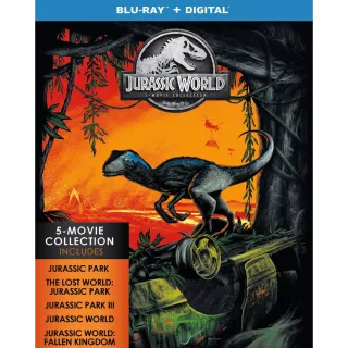 Jurassic World Collection 1-5 Movies Anywhere HD