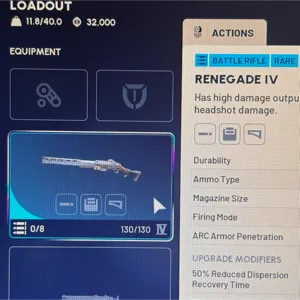 Renegade IV Weapon