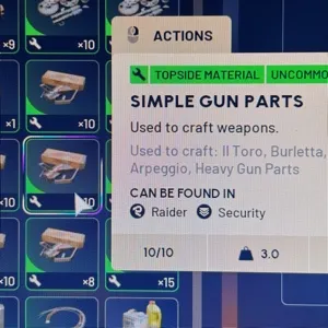 ARC Simple gun parts x100