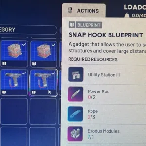 ARC Snap Hook Blueprint