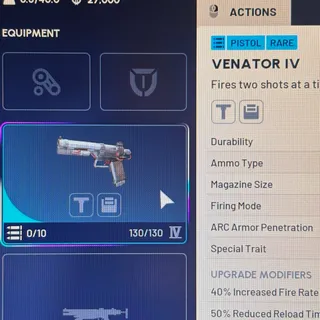 Venator IV Weapon