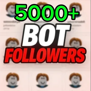 5000 Roblox bot follower