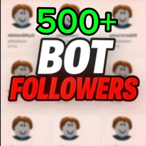 500 Roblox bot followers