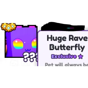 PET SIMULATOR 99 | HUGE RAVE BUTTERFLY