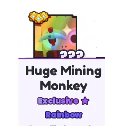 PET SIM 99 | 1X RB HUGE MINING MONKEY
