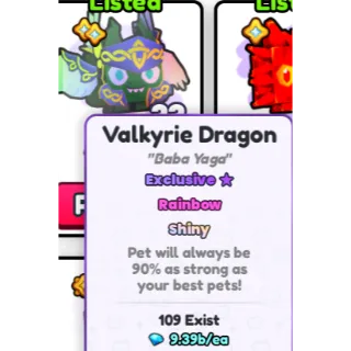 PET SIMULATOR 99 | SRB EXCLUSIVE VALKYRIE DRAGON