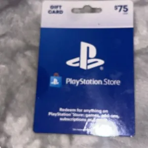 $75.00 PlayStation Store