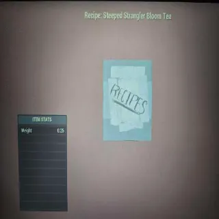 Steeped Strangler Bloom Tea Recipe