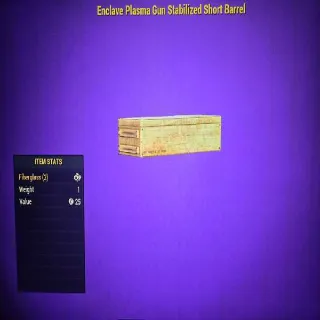 Enclave Plasma Gun Stabilized Short Barrel