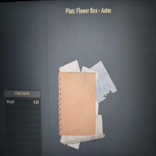 Flower Box - Aster Plan