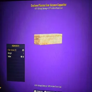 Enclave Plasma Gun Vicious Capacitor