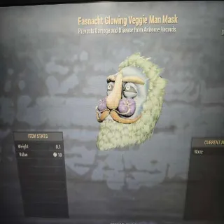 Glowing Veggie Man Mask