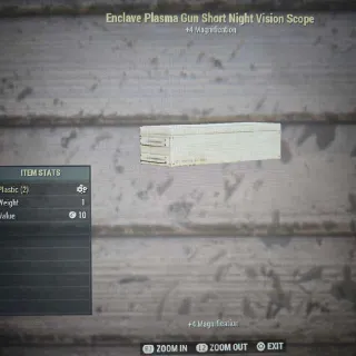 Enclave Plasma Gun Short Night Vision Scope Mod