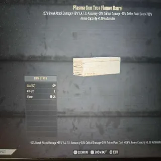 Plasma Gun True Flamer Barrel Mod