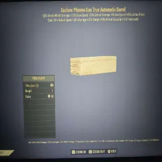 Enclave Plasma Gun True Automatic Barrel Mod