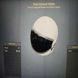 Clean Spacesuit Helmet