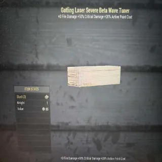 Gatling Lasar Severe Beta Wave Tuner Mod