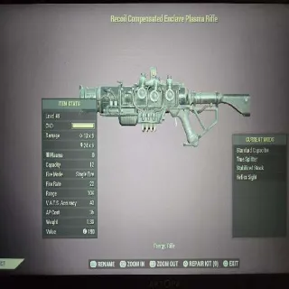 Reflex Sight Enclave Plasma Gun