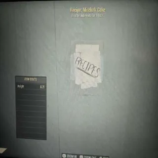 Mirelurk Cake Recipe