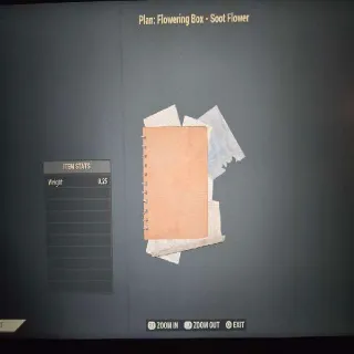 Flowering Box - Soot Flower Plan