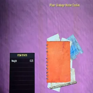 Vintage Water Cooler Plan