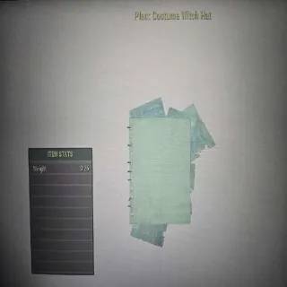 Costume Witch Hat Plan