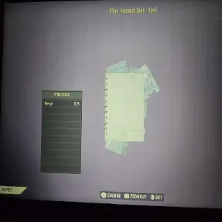 Hazmat Suit - Teal Plan