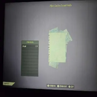 Garden Trowel Knife Plan