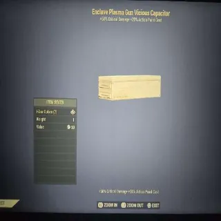 Enclave Plasma Gun Vicious Capacitor Mod