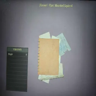 Mounted Squirrel Plans