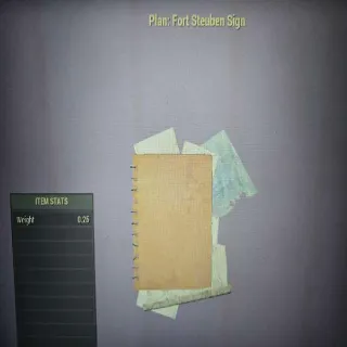 Fort Steuben Sign Plan