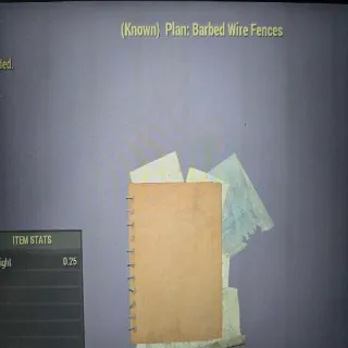 Barbed Wire Fences Plan