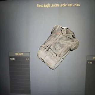 Blood Eagle Leather Jacket And Jeans