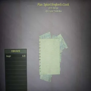 Spiked Shepherd's Crook Plan