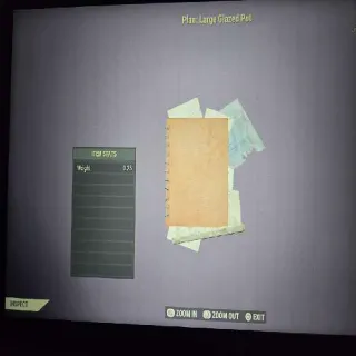 Large Glazed Pot Plan