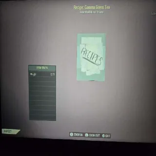 Gamma Green Tea Recipe