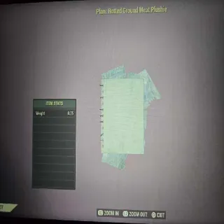 Rotted Ground Meat Plushie Plan