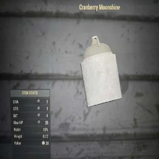 1600 Cranberry Moonshine