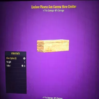 Enclave Plasma Gun Gamma Wave Emitter
