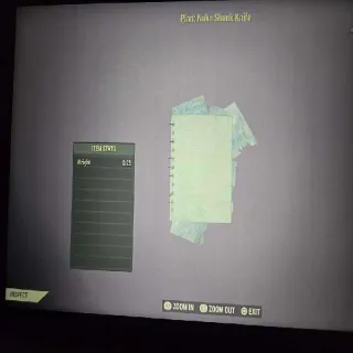 Nuka Shank Knife Plan