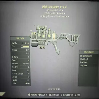 Mind Over Matter Weapon