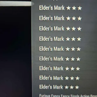 Rolled Elders Mark(read Desc)