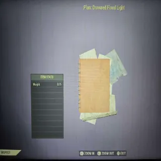 Drowned Flood Light Plan