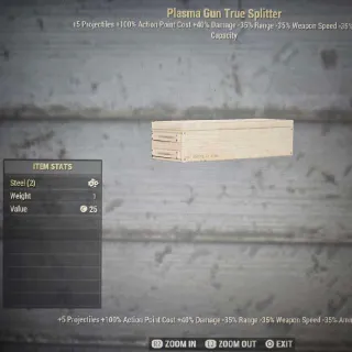 Plasma Gun True Splitter Mod