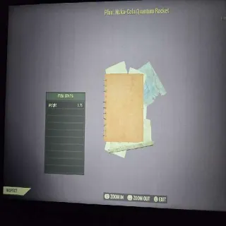 Nuka-Cola Quantum Rocket Plan