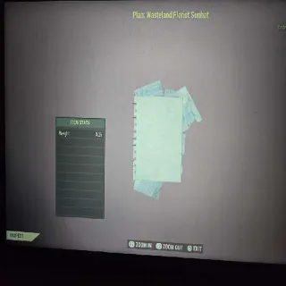 Wasteland Florist Sunhat Plan